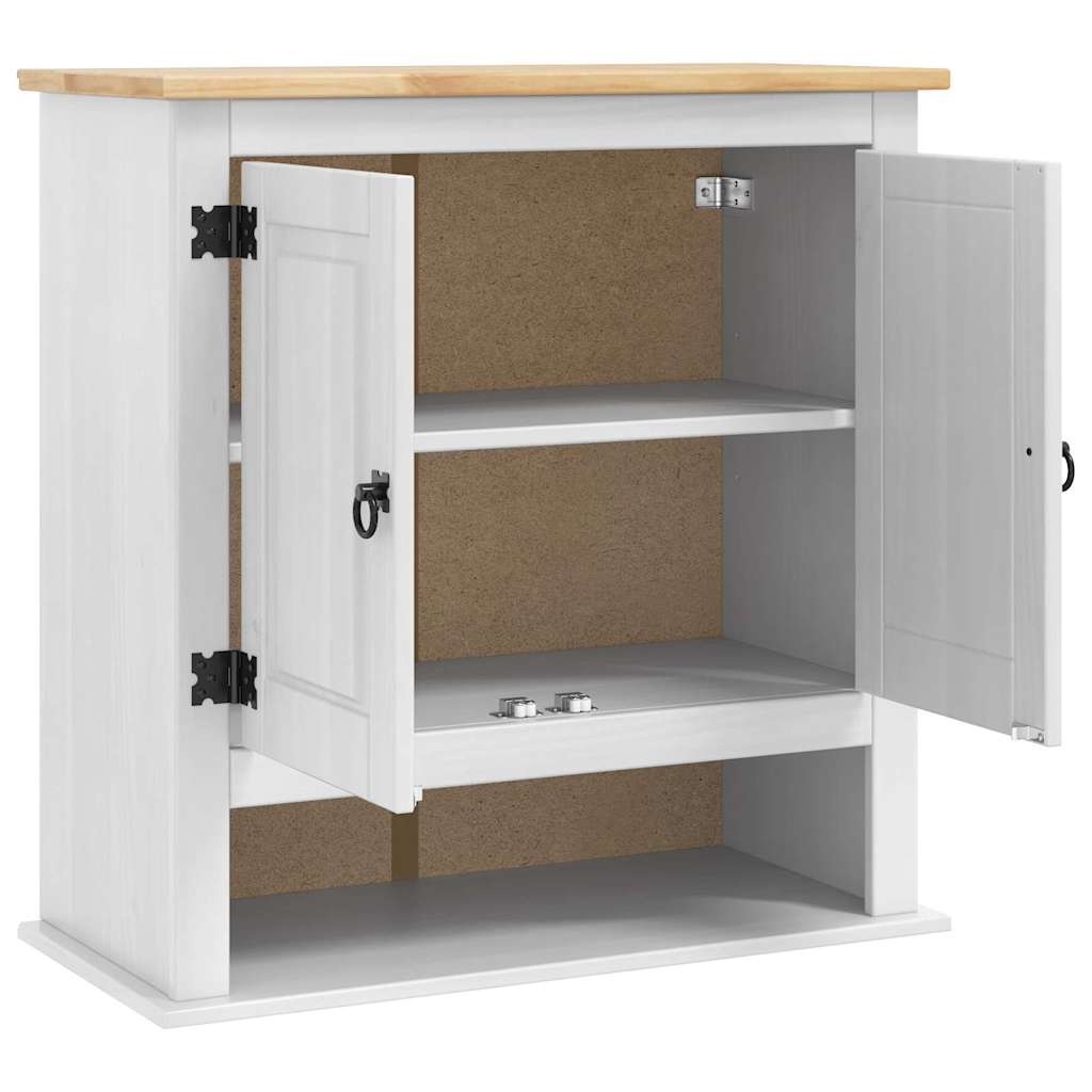 Hanging Cabinet Corona White 70 x 33 x 71.5 cm Solid Pine Wood
