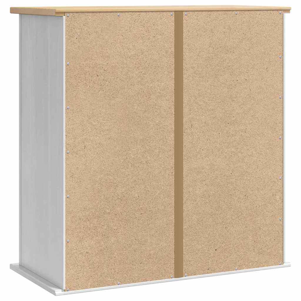 Hanging Cabinet Corona White 70 x 33 x 71.5 cm Solid Pine Wood