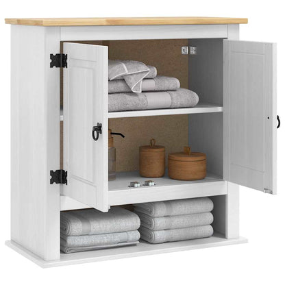 Hanging Cabinet Corona White 70 x 33 x 71.5 cm Solid Pine Wood