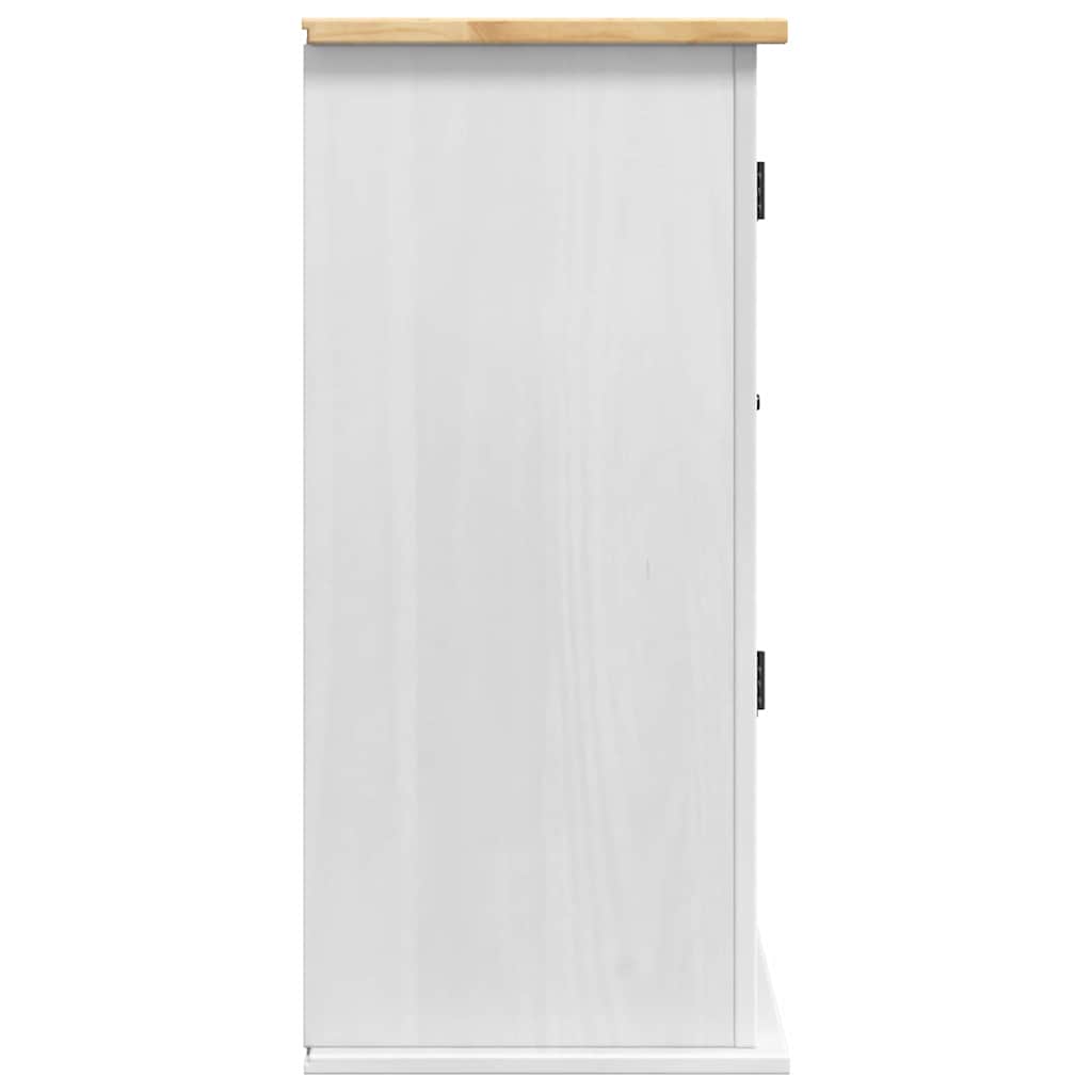 Hanging Cabinet Corona White 70 x 33 x 71.5 cm Solid Pine Wood