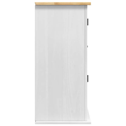 Hanging Cabinet Corona White 70 x 33 x 71.5 cm Solid Pine Wood