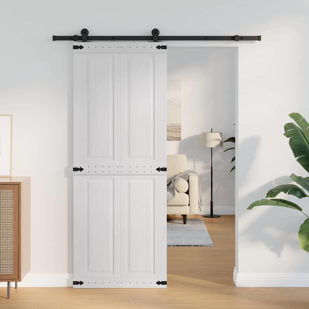 Barn Door Corona 80 x 210 cm Solid Pine Wood