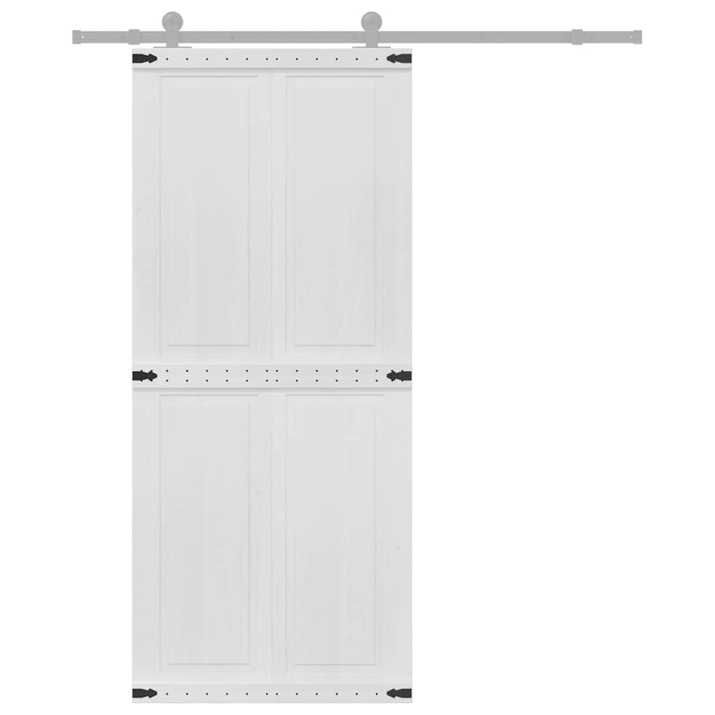Barn Door Corona 90 x 210 cm Solid Pine Wood