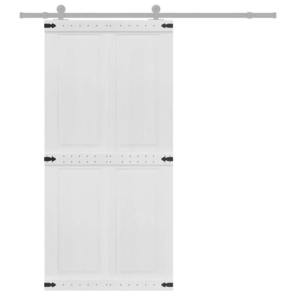 Barn Door Corona 100 x 210 cm Solid Pine Wood