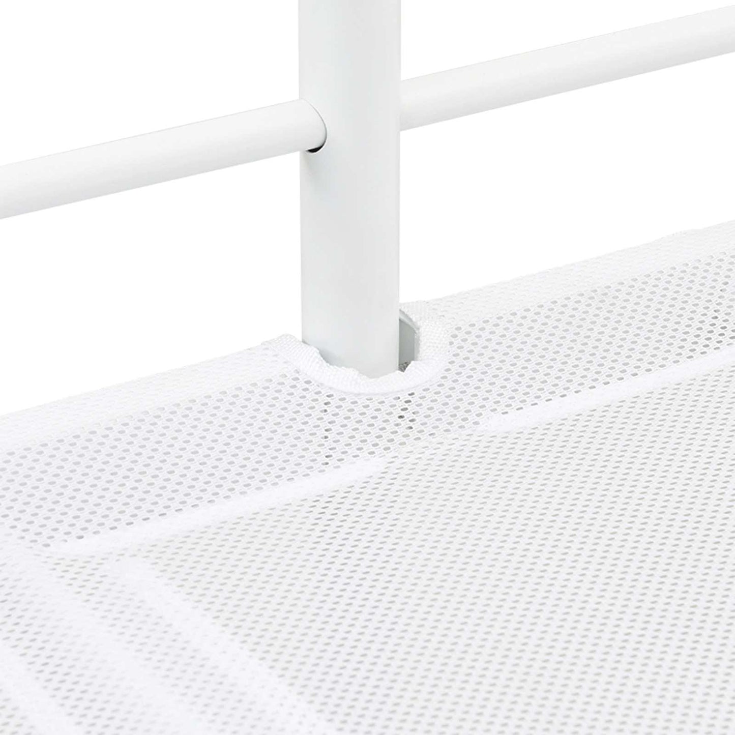 Kids'Loft Bed Frame White 100 x 200 cm Steel