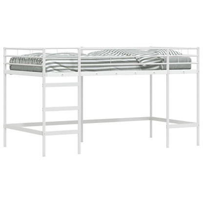 Kids'Loft Bed Frame White 100 x 200 cm Steel