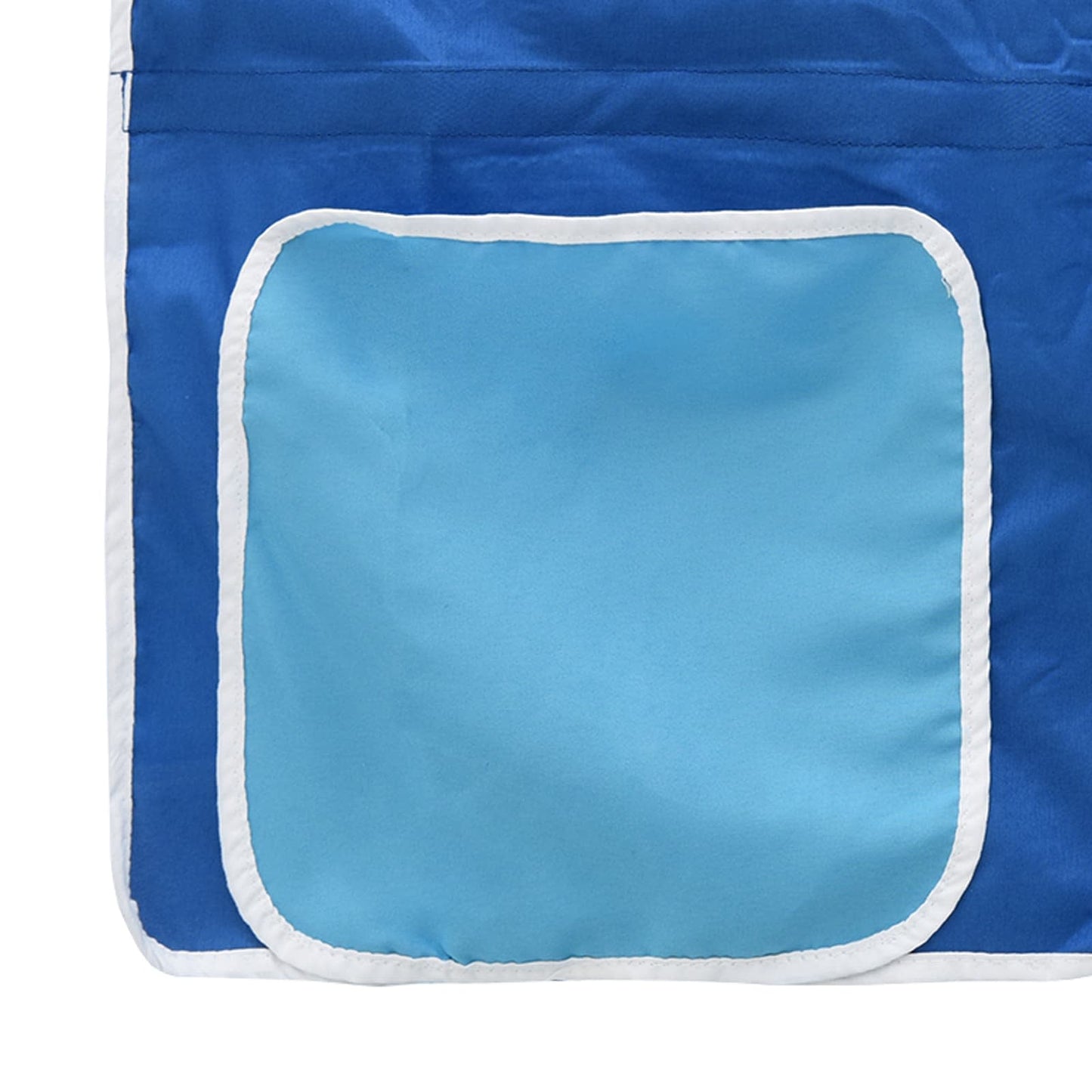 Kids'Loft Bed Frame Black and Blue 99.5 x 200 cm Metal