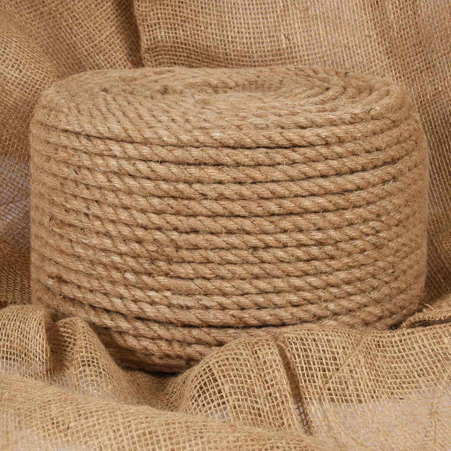 Jute Twine 10 pcs 2 mm Natural 100% Tossa jute