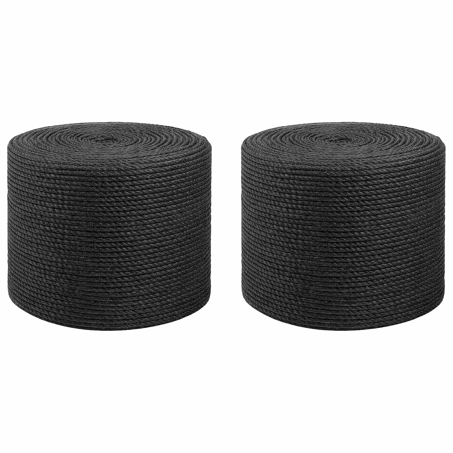 Jute Twine 2 pcs 2 Black 100% Tossa jute