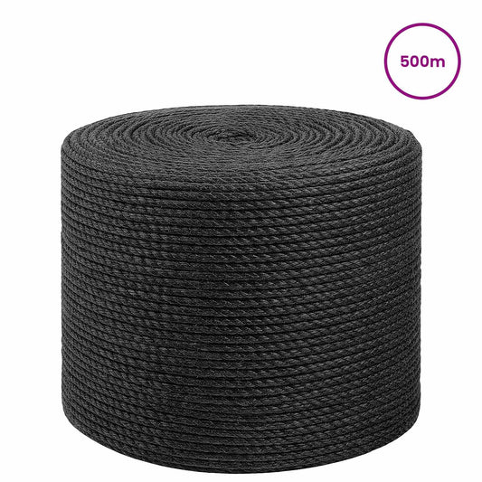 Jute Twine 4 mm Black 100% Tossa jute