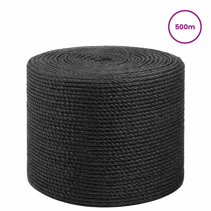 Jute Rope 6 mm Black 100% Tossa jute