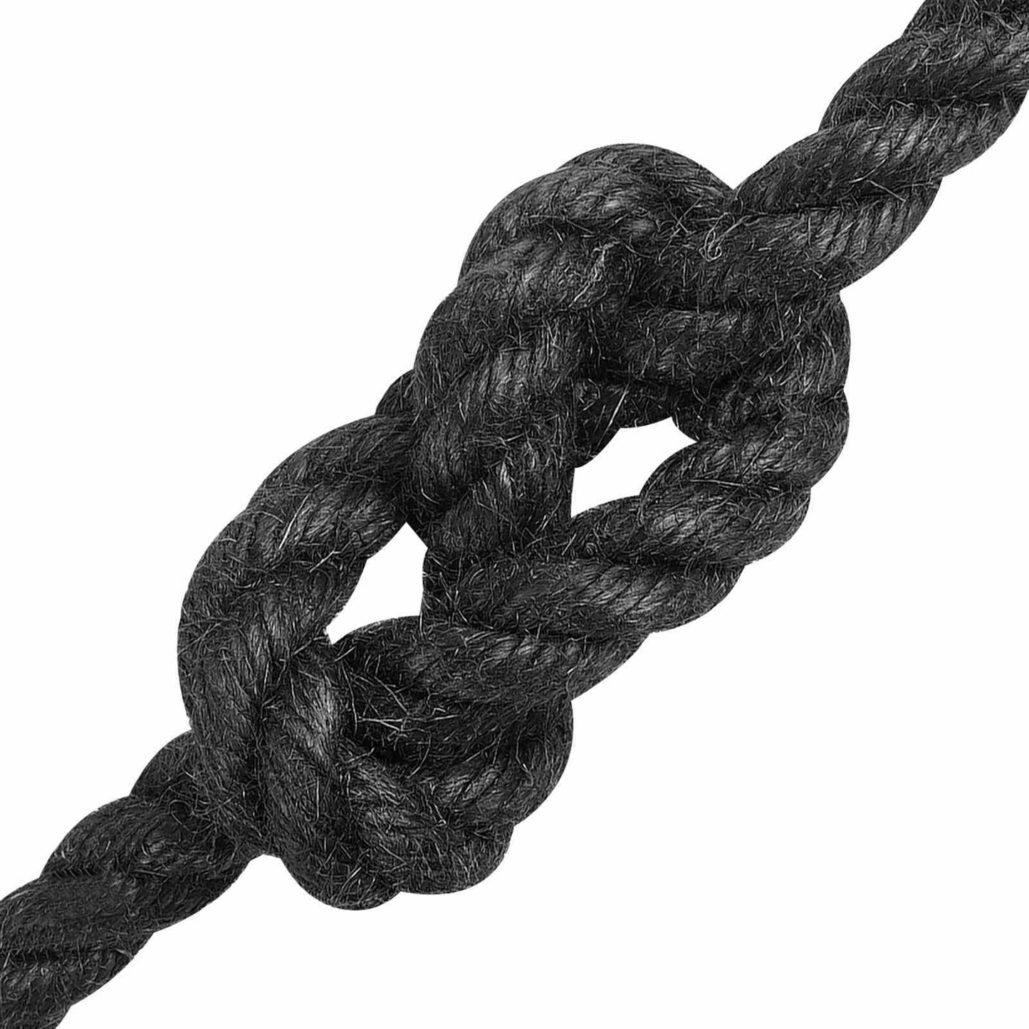 Jute Rope 10 mm Black 100% Tossa jute