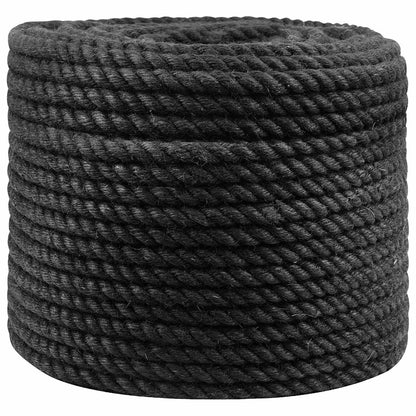 Jute Rope 12 mm Black 100% Tossa jute