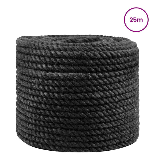 Jute Rope 14 mm Black 100% Tossa jute