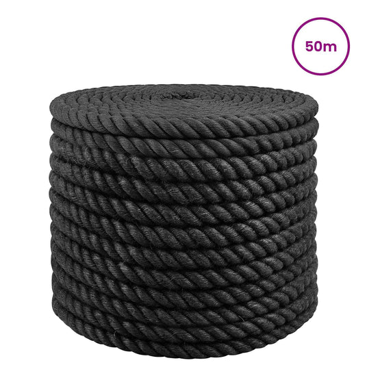Jute Rope 16 mm Black 100% Tossa jute
