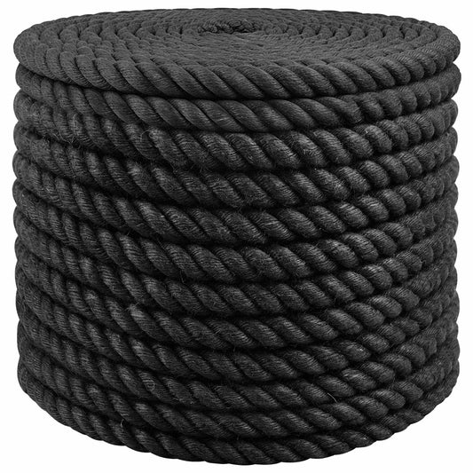 Jute Rope 16 mm Black 100% Tossa jute