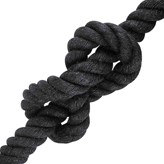 Jute Rope 30 mm Black 100% Tossa jute