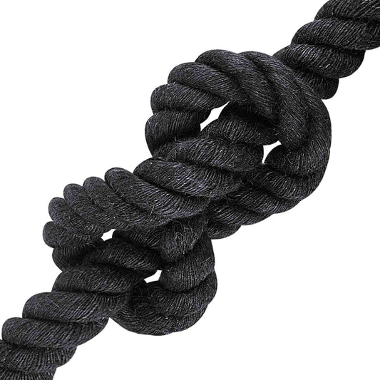 Jute Rope 36 mm Black 100% Tossa jute