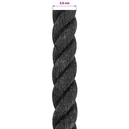 Jute Rope 36 Black 100% Tossa jute