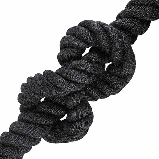 Jute Rope 40 mm Black 100% Tossa jute