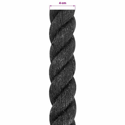 Jute Rope 40 Black 100% Tossa jute