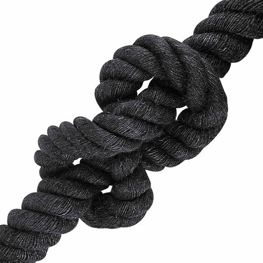 Jute Rope 50 mm Black 100% Tossa jute