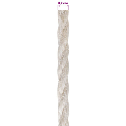 Jute Twine 2 pcs 2 White 100% Tossa jute