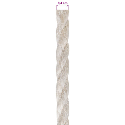 Jute Twine 4 White 100% Tossa jute
