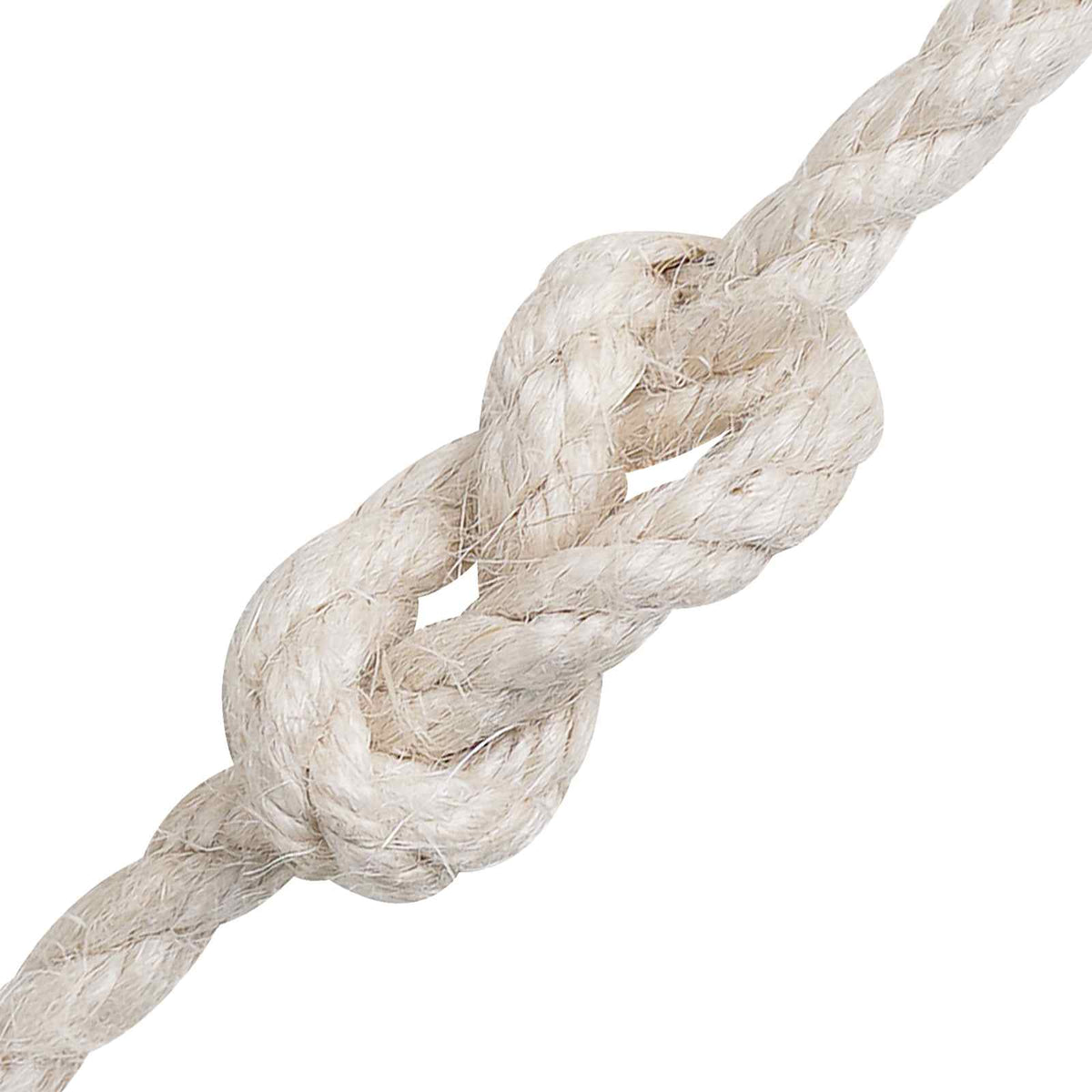 Jute Rope 6 mm White 100% Tossa jute