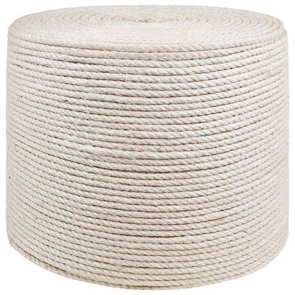 Jute Rope 8 mm White 100% Tossa jute