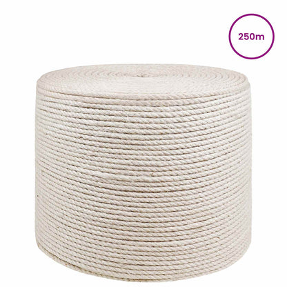 Jute Rope 8 mm White 100% Tossa jute