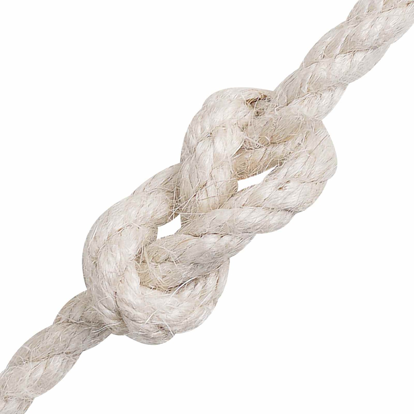 Jute Rope 8 mm White 100% Tossa jute