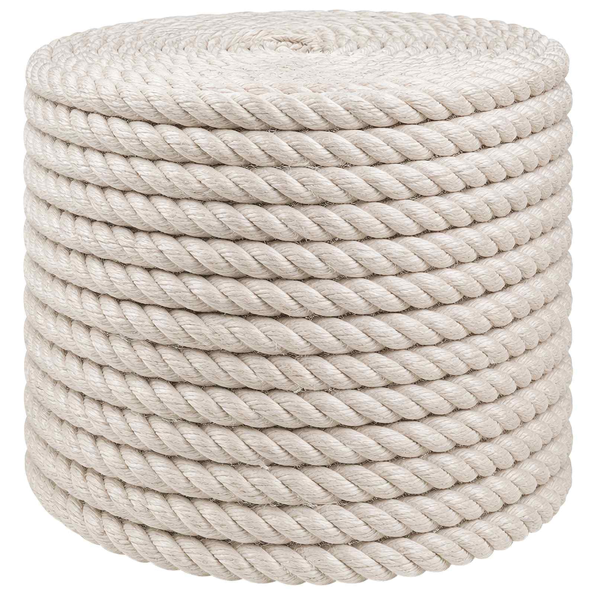 Jute Rope 10 mm White 100% Tossa jute