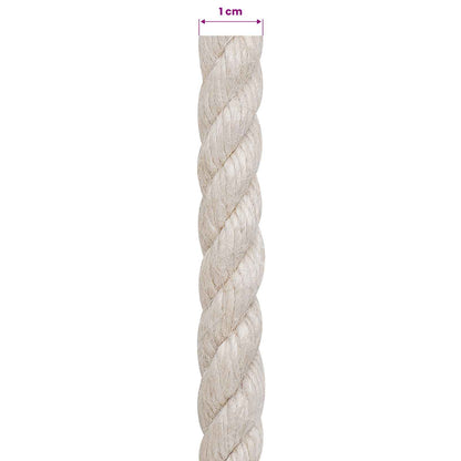 Jute Rope 10 White 100% Tossa jute