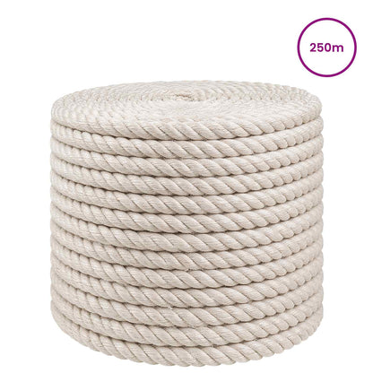 Jute Rope 10 mm White 100% Tossa jute