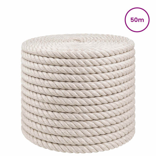 Jute Rope 12 mm White 100% Tossa jute