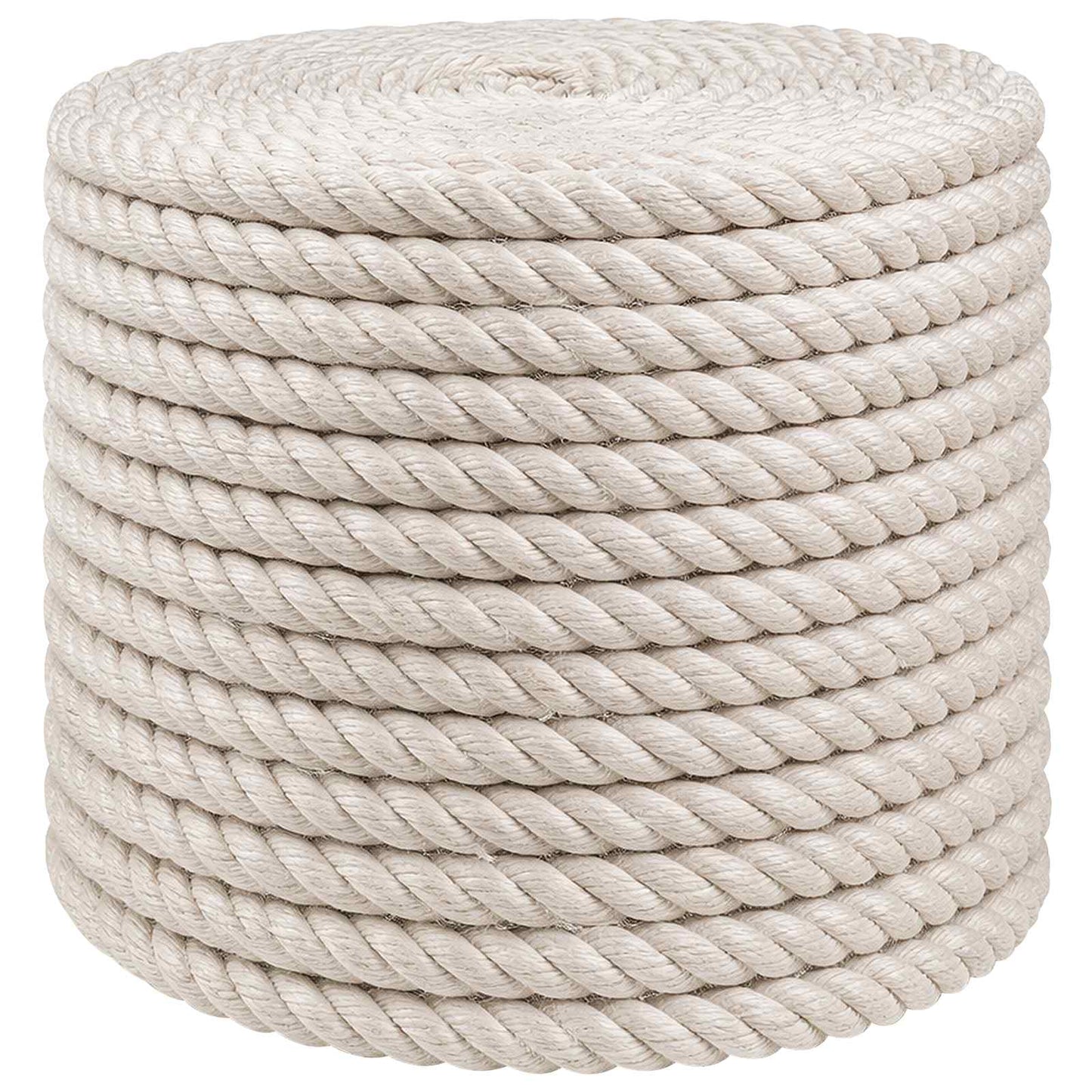 Jute Rope 12 White 100% Tossa jute