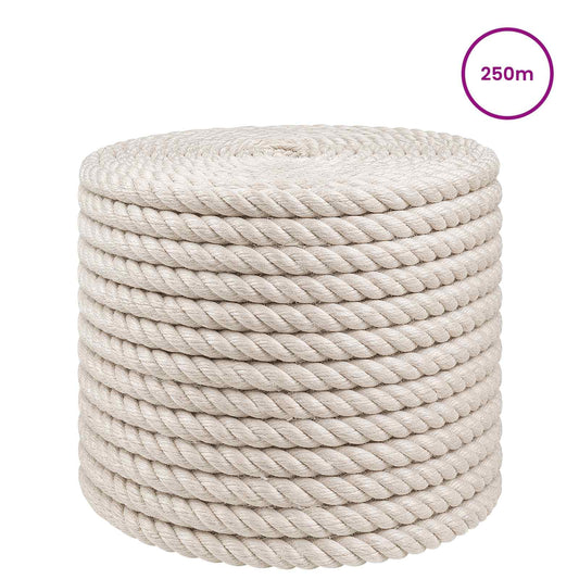 Jute Rope 12 mm White 100% Tossa jute