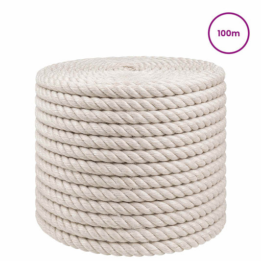 Jute Rope 14 mm White 100% Tossa jute