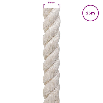 Jute Rope 16 mm White 100% Tossa jute