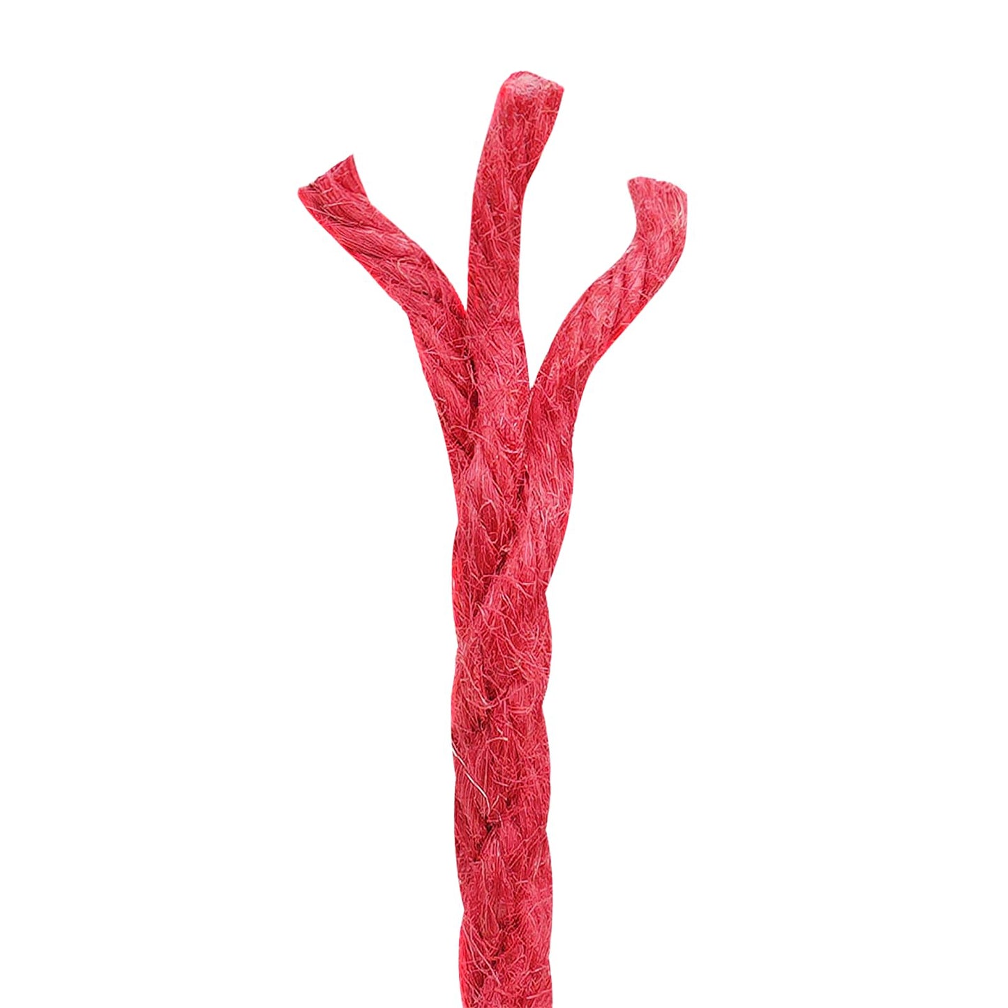 Jute Rope 10 pcs Red 100% Tossa jute