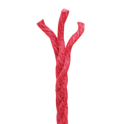 Jute Rope 10 pcs Red 100% Tossa jute