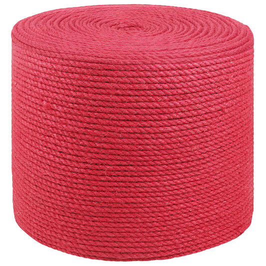 10 pcs 2 mm Red 100% Tossa jute