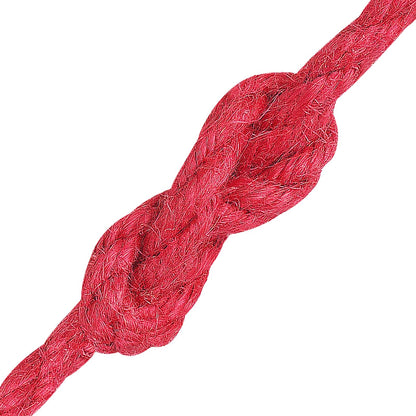 Jute Rope Red 100% Tossa jute