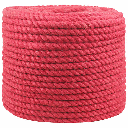 Jute Rope Red 100% Tossa jute