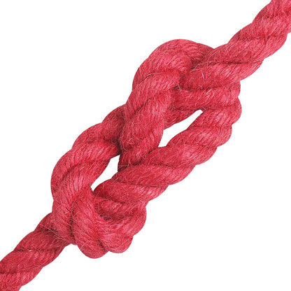 Jute Rope Red 100% Tossa jute