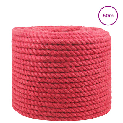 Jute Rope Red 100% Tossa jute