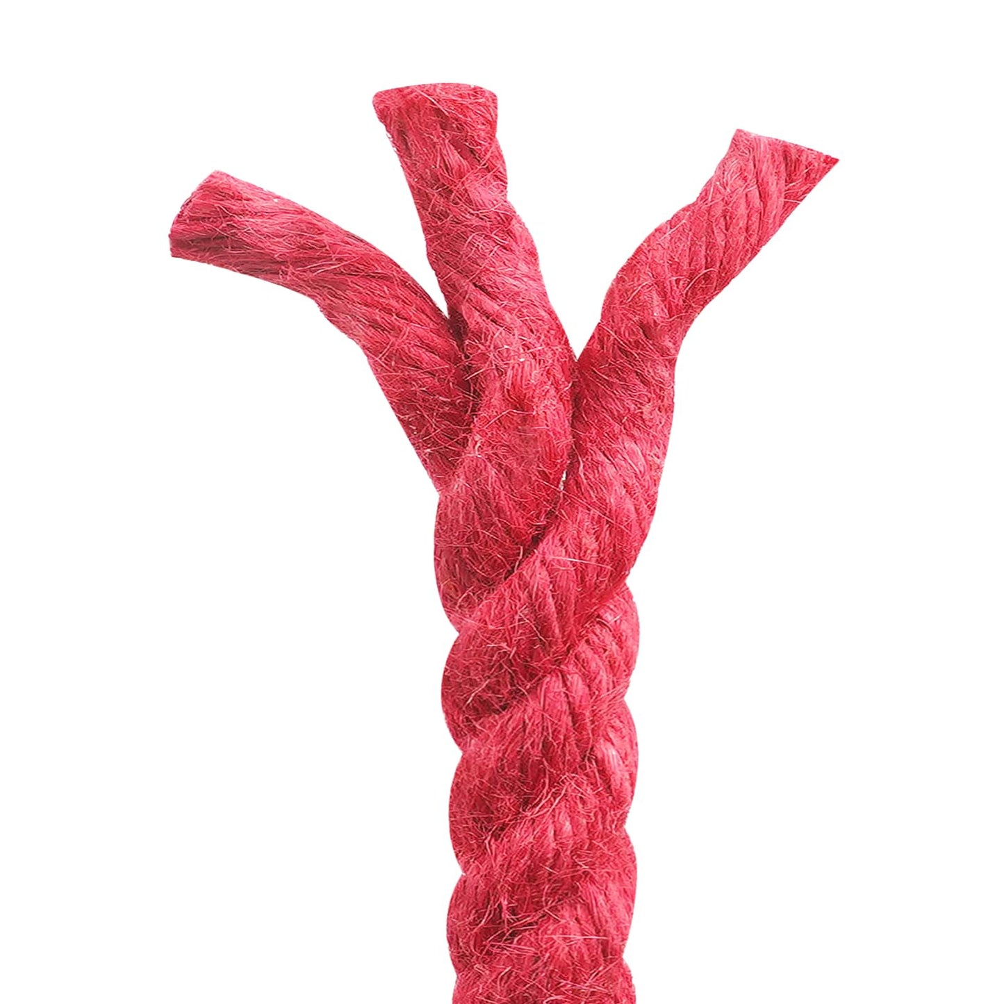 Jute Rope Red 100% Tossa jute