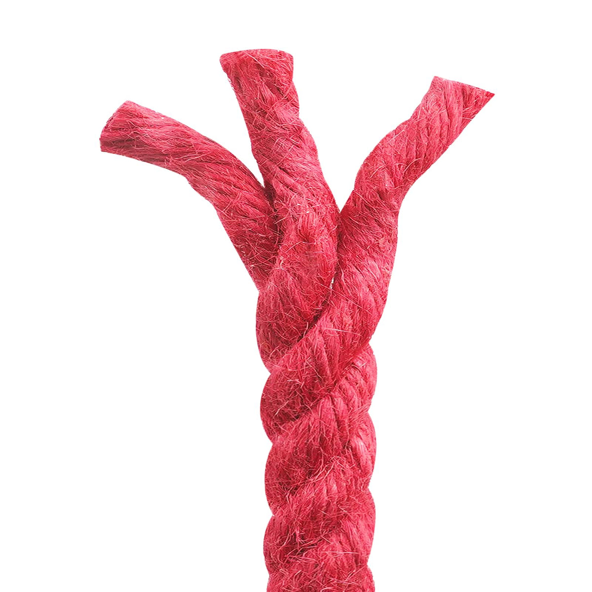 Jute Rope 14 mm Red 100% Tossa jute