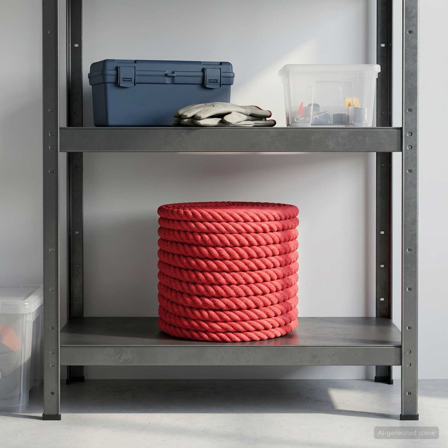 Jute Rope 16 mm Red 100% Tossa jute